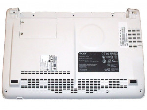 Капак дъно за лаптоп Acer Aspire One ZG5 Бял (втора употреба)